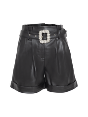 Shorts di ecopelle Z2504